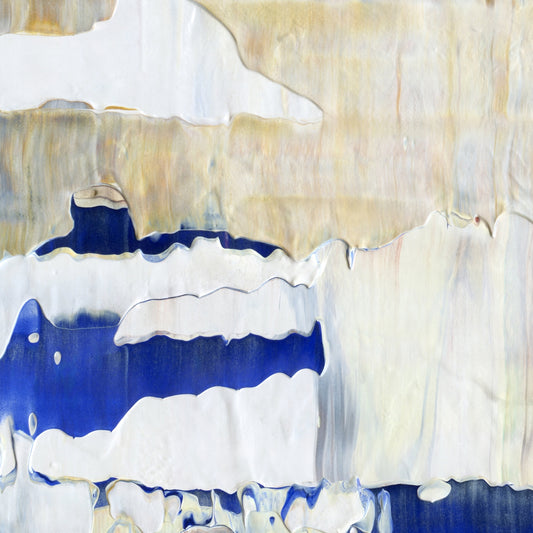 Mother's Toaster's Toasted A3 is an abstract oil-on-canvas artwork, a fractal of its parent painting Mother's Toaster's Toasted created by Anna Judd for the Scales Collection.