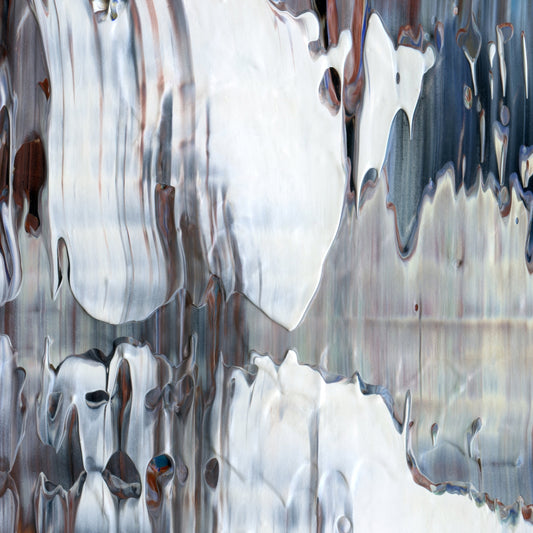Mother's Toaster's Toasted E3 is an abstract oil-on-canvas artwork, a fractal of its parent painting Mother's Toaster's Toasted created by Anna Judd for the Scales Collection.