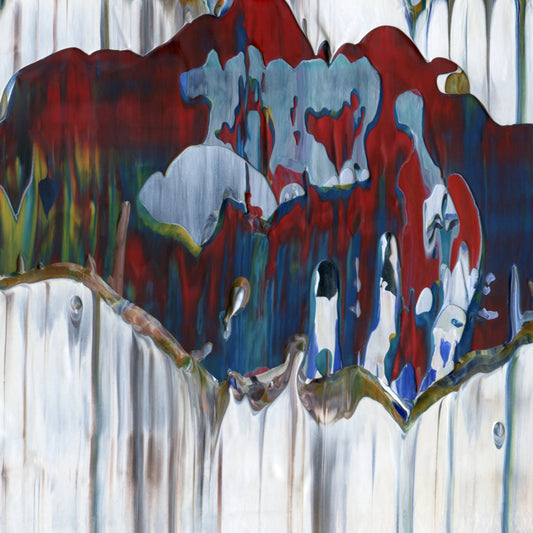 Mother's Toaster's Toasted G3 is an abstract oil-on-canvas artwork, a fractal of its parent painting Mother's Toaster's Toasted created by Anna Judd for the Scales Collection.