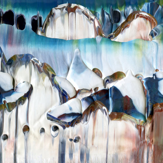 Mother's Toaster's Toasted G5 is an abstract oil-on-canvas artwork, a fractal of its parent painting Mother's Toaster's Toasted created by Anna Judd for the Scales Collection.