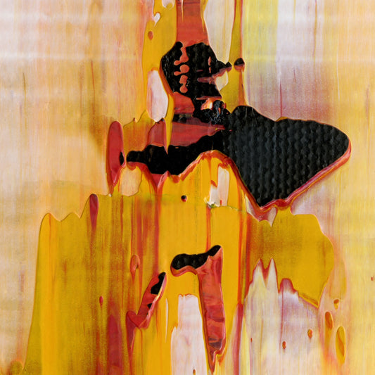 My Ravenous Ghost C3 is an abstract oil-on-canvas artwork, a fractal of its parent painting My Ravenous Ghost created by Anna Judd for the Scales Collection.