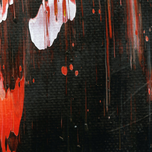 My Undying Love D3 is an abstract oil-on-canvas artwork, a fractal of its parent painting My Undying Love created by Anna Judd for the Scales Collection.