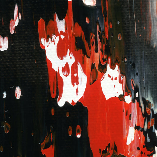 My Undying Love E4 is an abstract oil-on-canvas artwork, a fractal of its parent painting My Undying Love created by Anna Judd for the Scales Collection.