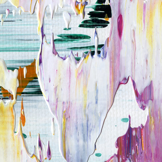 Naval Introspection B3 is an abstract oil-on-canvas artwork, a fractal of its parent painting Naval Introspection created by Anna Judd for the Scales Collection.