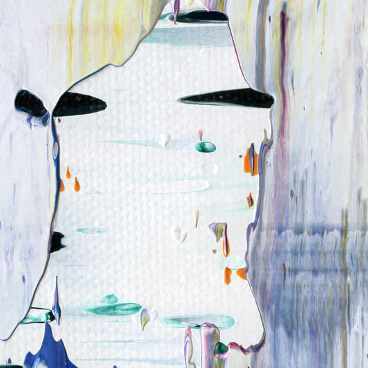 Naval Introspection B5 is an abstract oil-on-canvas artwork, a fractal of its parent painting Naval Introspection created by Anna Judd for the Scales Collection.