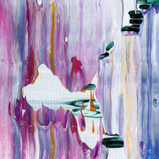 Naval Introspection C4 is an abstract oil-on-canvas artwork, a fractal of its parent painting Naval Introspection created by Anna Judd for the Scales Collection.