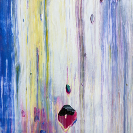 Naval Introspection D5 is an abstract oil-on-canvas artwork, a fractal of its parent painting Naval Introspection created by Anna Judd for the Scales Collection.