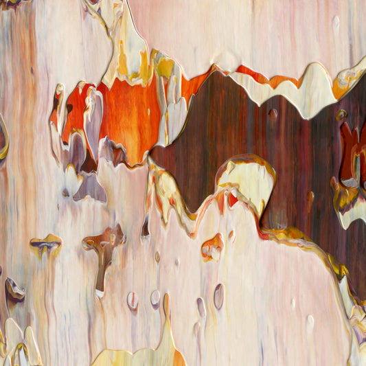 Neuroplastic Summer B2 is an abstract oil-on-canvas artwork, a fractal of its parent painting Neuroplastic Summer created by Anna Judd for the Scales Collection.