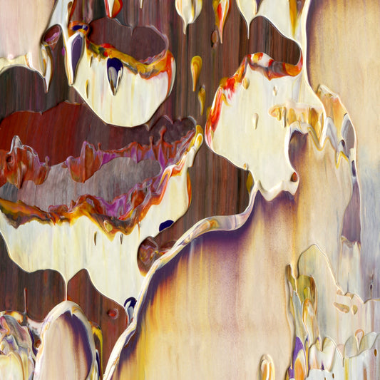 Neuroplastic Summer B3 is an abstract oil-on-canvas artwork, a fractal of its parent painting Neuroplastic Summer created by Anna Judd for the Scales Collection.