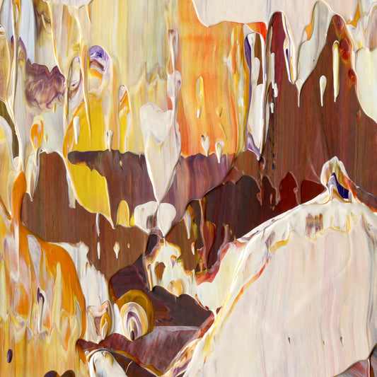 Neuroplastic Summer C2 is an abstract oil-on-canvas artwork, a fractal of its parent painting Neuroplastic Summer created by Anna Judd for the Scales Collection.