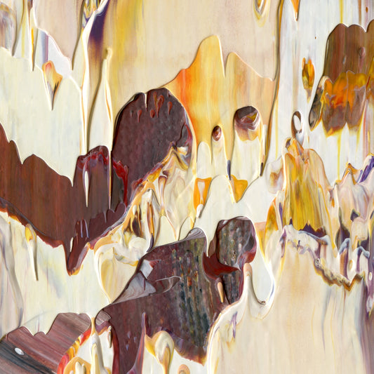 Neuroplastic Summer C3 is an abstract oil-on-canvas artwork, a fractal of its parent painting Neuroplastic Summer created by Anna Judd for the Scales Collection.