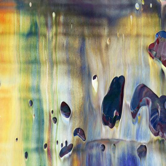 Non Local Hegemony A2 is an abstract oil-on-canvas artwork, a fractal of its parent painting Non Local Hegemony created by Anna Judd for the Scales Collection.
