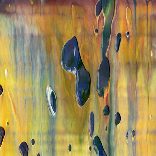 Non Local Hegemony A4 is an abstract oil-on-canvas artwork, a fractal of its parent painting Non Local Hegemony created by Anna Judd for the Scales Collection.