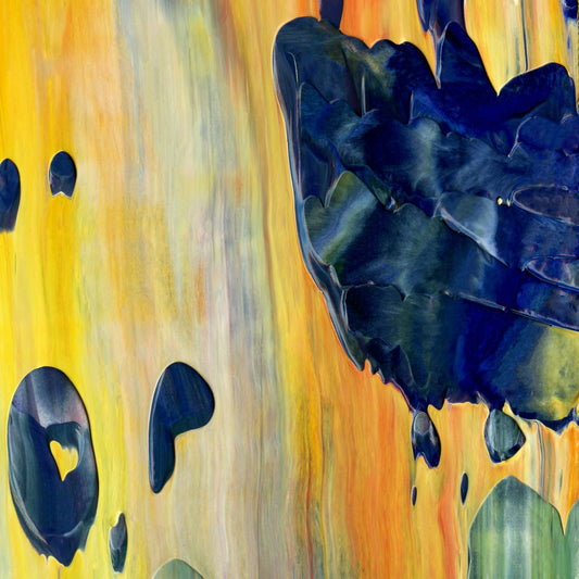 Non Local Hegemony C5 is an abstract oil-on-canvas artwork, a fractal of its parent painting Non Local Hegemony created by Anna Judd for the Scales Collection.