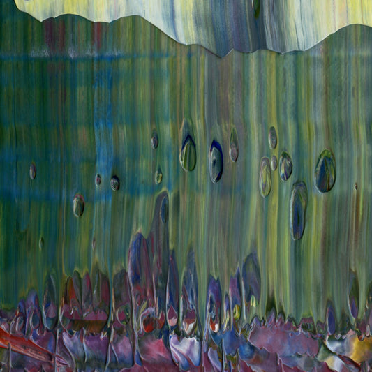 Non Local Hegemony D4 is an abstract oil-on-canvas artwork, a fractal of its parent painting Non Local Hegemony created by Anna Judd for the Scales Collection.