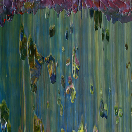 Non Local Hegemony E4 is an abstract oil-on-canvas artwork, a fractal of its parent painting Non Local Hegemony created by Anna Judd for the Scales Collection.