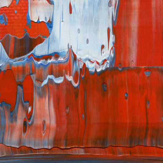 Oath of Gaia F3 is an abstract oil-on-canvas artwork, a fractal of its parent painting Oath of Gaia created by Anna Judd for the Scales Collection.