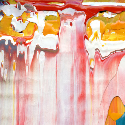 Ocular Honeytrap A1 is an abstract oil-on-canvas artwork, a fractal of its parent painting Ocular Honeytrap created by Anna Judd for the Scales Collection.