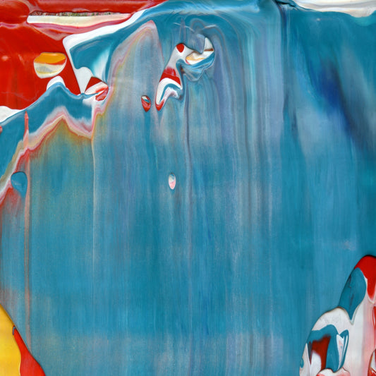 Ocular Honeytrap A4 is an abstract oil-on-canvas artwork, a fractal of its parent painting Ocular Honeytrap created by Anna Judd for the Scales Collection.