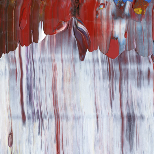 Ode to Common Things A2 is an abstract oil-on-canvas artwork, a fractal of its parent painting Ode to Common Things created by Anna Judd for the Scales Collection.