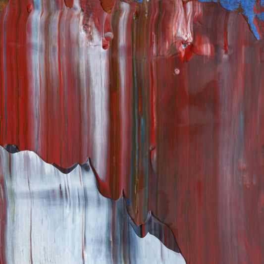 Ode to Common Things A5 is an abstract oil-on-canvas artwork, a fractal of its parent painting Ode to Common Things created by Anna Judd for the Scales Collection.