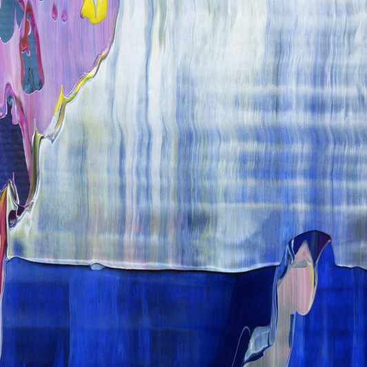 One Thousand Unspoken Apologies B4 is an abstract oil-on-canvas artwork, a fractal of its parent painting One Thousand Unspoken Apologies created by Anna Judd for the Scales Collection.