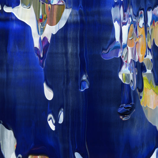 One Thousand Unspoken Apologies C1 is an abstract oil-on-canvas artwork, a fractal of its parent painting One Thousand Unspoken Apologies created by Anna Judd for the Scales Collection.