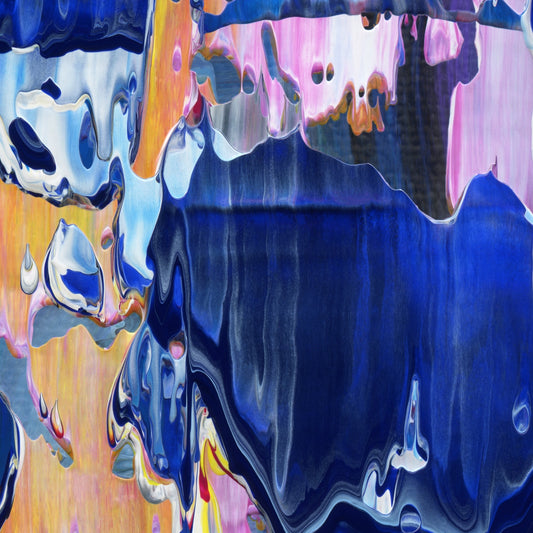 One Thousand Unspoken Apologies C3 is an abstract oil-on-canvas artwork, a fractal of its parent painting One Thousand Unspoken Apologies created by Anna Judd for the Scales Collection.