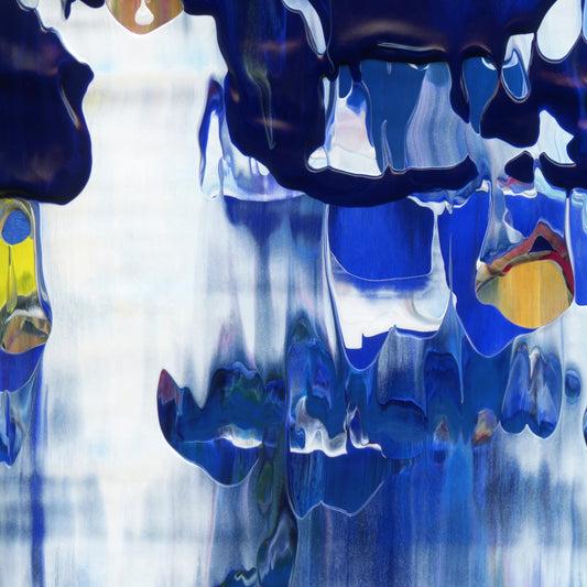 One Thousand Unspoken Apologies D1 is an abstract oil-on-canvas artwork, a fractal of its parent painting One Thousand Unspoken Apologies created by Anna Judd for the Scales Collection.