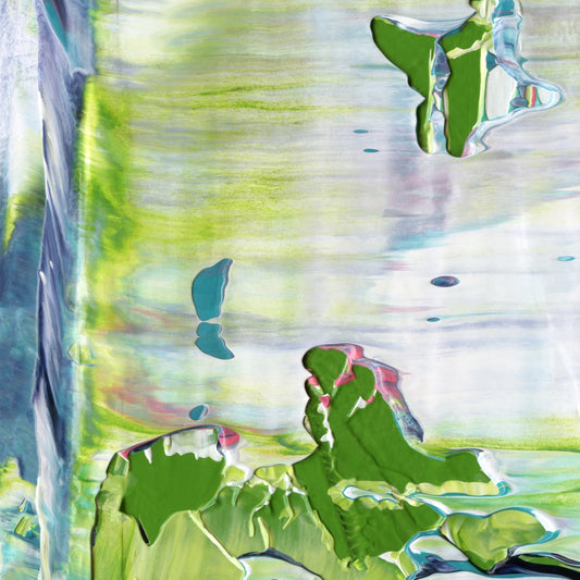 Open Heart Surety D1 is an abstract oil-on-canvas artwork, a fractal of its parent painting Open Heart Surety created by Anna Judd for the Scales Collection.