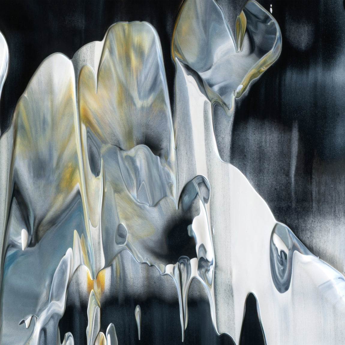 Overwriting Leitmotifs A5 is an abstract oil-on-canvas artwork, a fractal of its parent painting Overwriting Leitmotifs created by Anna Judd for the Scales Collection.