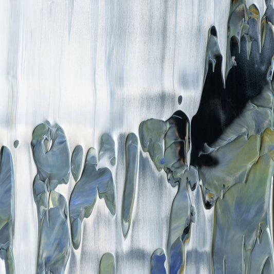 Overwriting Leitmotifs B3 is an abstract oil-on-canvas artwork, a fractal of its parent painting Overwriting Leitmotifs created by Anna Judd for the Scales Collection.