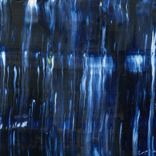 Pagoda Road A2 is an abstract oil-on-canvas artwork, a fractal of its parent painting Pagoda Road created by Anna Judd for the Scales Collection.