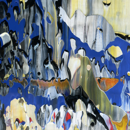 Pandora's Unbecoming B1 is an abstract oil-on-canvas artwork, a fractal of its parent painting Pandora's Unbecoming created by Anna Judd for the Scales Collection.