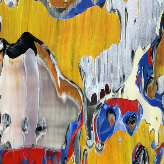 Pandora's Unbecoming C3 is an abstract oil-on-canvas artwork, a fractal of its parent painting Pandora's Unbecoming created by Anna Judd for the Scales Collection.