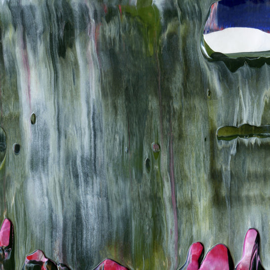 Paul Is Dead A3 is an abstract oil-on-canvas artwork, a fractal of its parent painting Paul Is Dead created by Anna Judd for the Scales Collection.