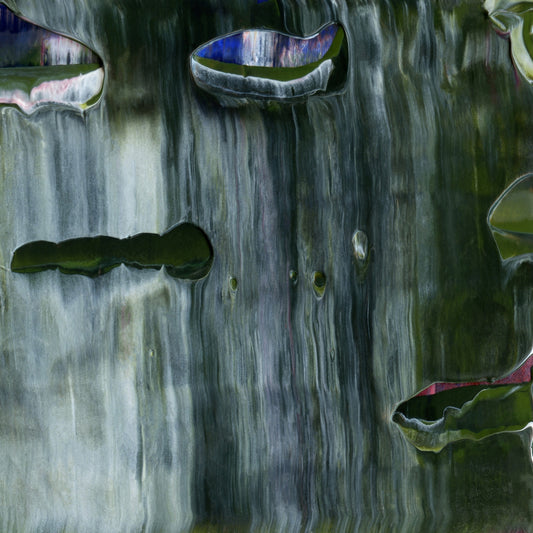 Paul Is Dead A5 is an abstract oil-on-canvas artwork, a fractal of its parent painting Paul Is Dead created by Anna Judd for the Scales Collection.
