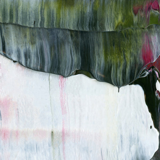 Paul Is Dead B5 is an abstract oil-on-canvas artwork, a fractal of its parent painting Paul Is Dead created by Anna Judd for the Scales Collection.