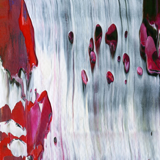 Paul Is Dead C1 is an abstract oil-on-canvas artwork, a fractal of its parent painting Paul Is Dead created by Anna Judd for the Scales Collection.