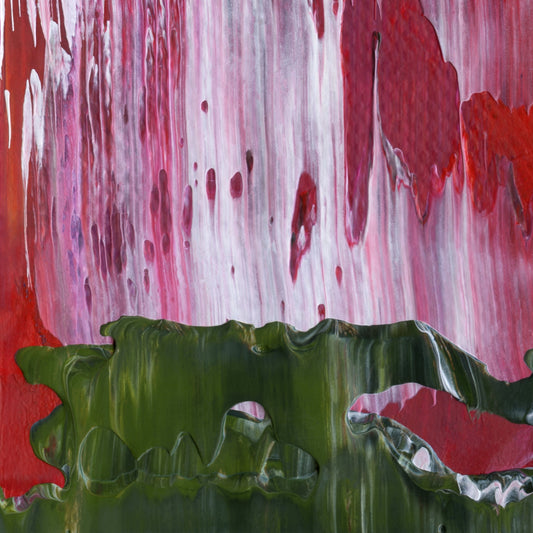 Paul Is Dead F1 is an abstract oil-on-canvas artwork, a fractal of its parent painting Paul Is Dead created by Anna Judd for the Scales Collection.