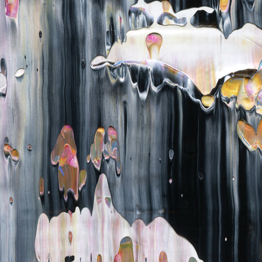 Perfidious Virtues C3 is an abstract oil-on-canvas artwork, a fractal of its parent painting Perfidious Virtues created by Anna Judd for the Scales Collection.