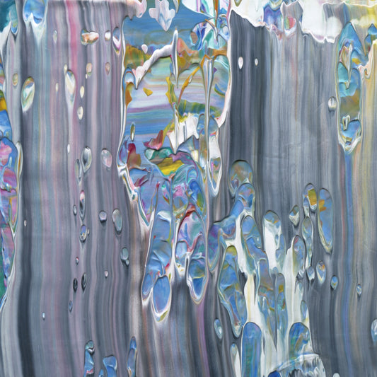 Perfidious Virtues F1 is an abstract oil-on-canvas artwork, a fractal of its parent painting Perfidious Virtues created by Anna Judd for the Scales Collection.