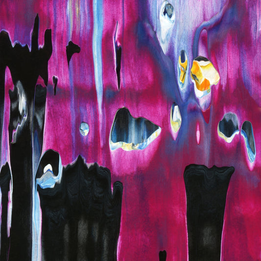 Pernicious Misgiving B2 is an abstract oil-on-canvas artwork, a fractal of its parent painting Pernicious Misgiving created by Anna Judd for the Scales Collection.