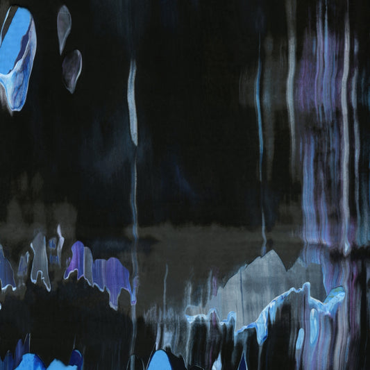 Pernicious Misgiving E4 is an abstract oil-on-canvas artwork, a fractal of its parent painting Pernicious Misgiving created by Anna Judd for the Scales Collection.