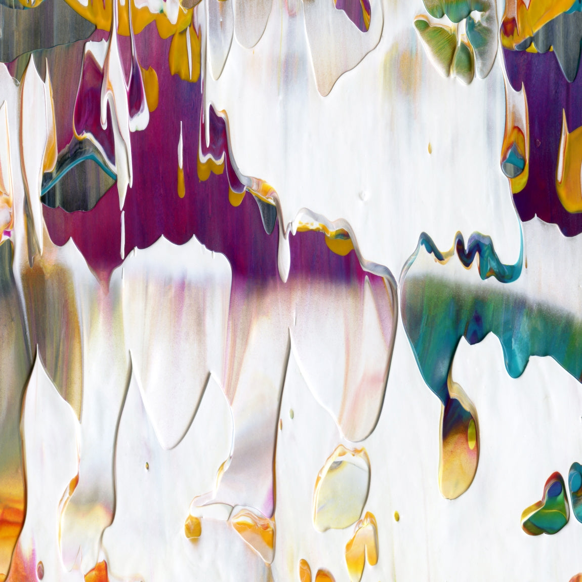 Perpetual Amnesia F3 is an abstract oil-on-canvas artwork, a fractal of its parent painting Perpetual Amnesia created by Anna Judd for the Scales Collection.