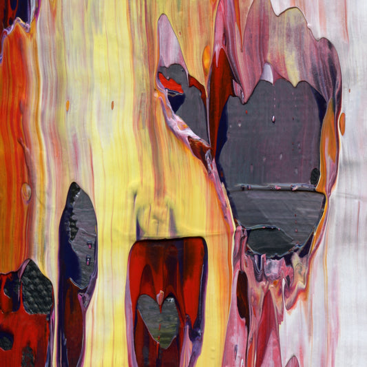 Physiology of Suffering D1 is an abstract oil-on-canvas artwork, a fractal of its parent painting Physiology of Suffering created by Anna Judd for the Scales Collection.