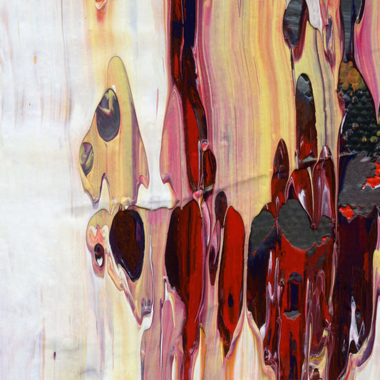 Physiology of Suffering D3 is an abstract oil-on-canvas artwork, a fractal of its parent painting Physiology of Suffering created by Anna Judd for the Scales Collection.