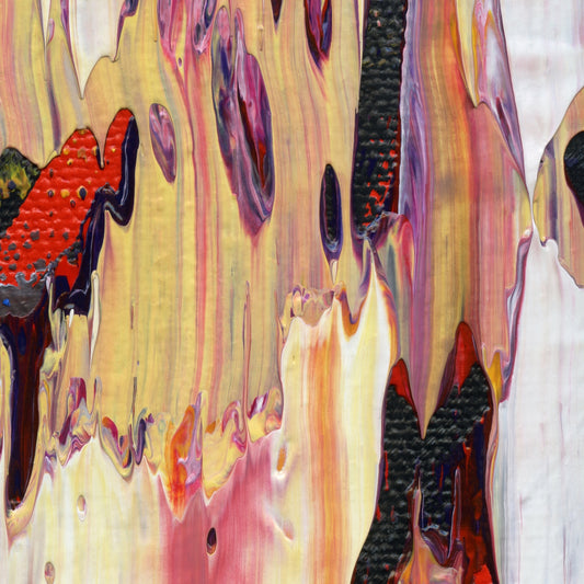 Physiology of Suffering D4 is an abstract oil-on-canvas artwork, a fractal of its parent painting Physiology of Suffering created by Anna Judd for the Scales Collection.