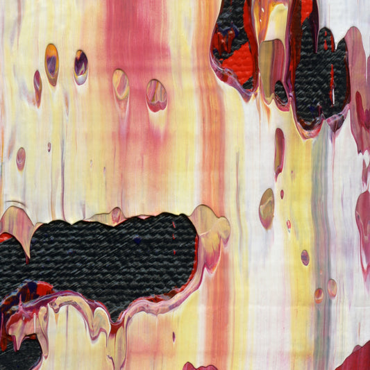 Physiology of Suffering E4 is an abstract oil-on-canvas artwork, a fractal of its parent painting Physiology of Suffering created by Anna Judd for the Scales Collection.