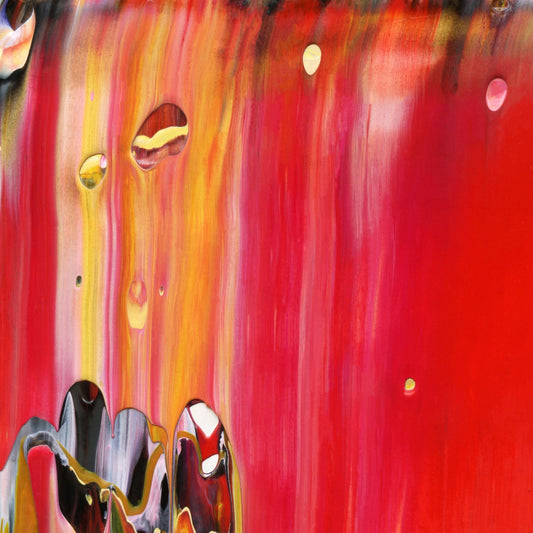 Plastic Sensuality A1 is an abstract oil-on-canvas artwork, a fractal of its parent painting Plastic Sensuality created by Anna Judd for the Scales Collection.